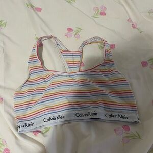 Calvin Klein rainbow bra